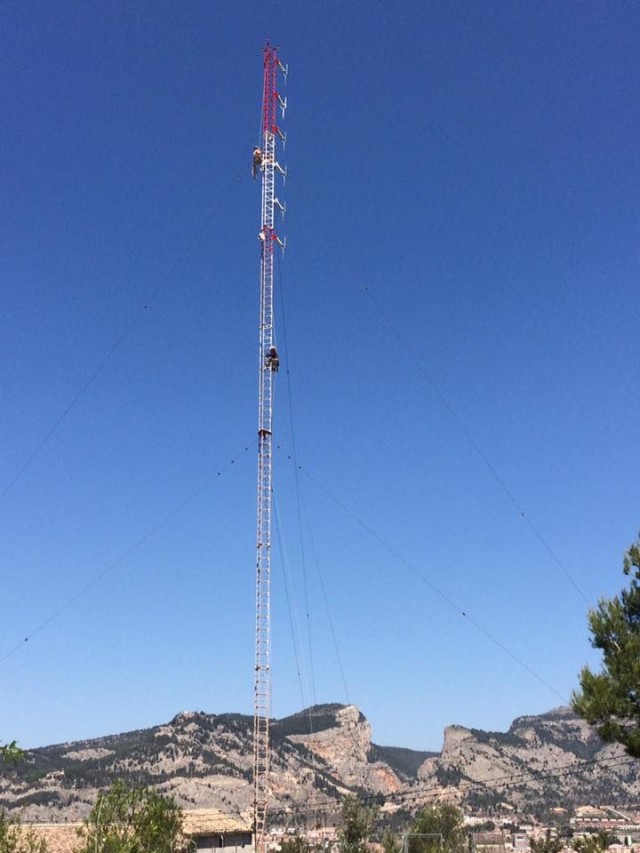 Esmaltado de antena de Radio