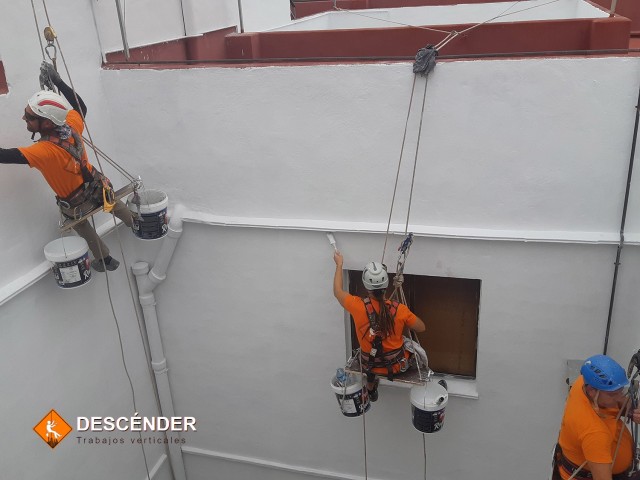 Reparación de patios interiores