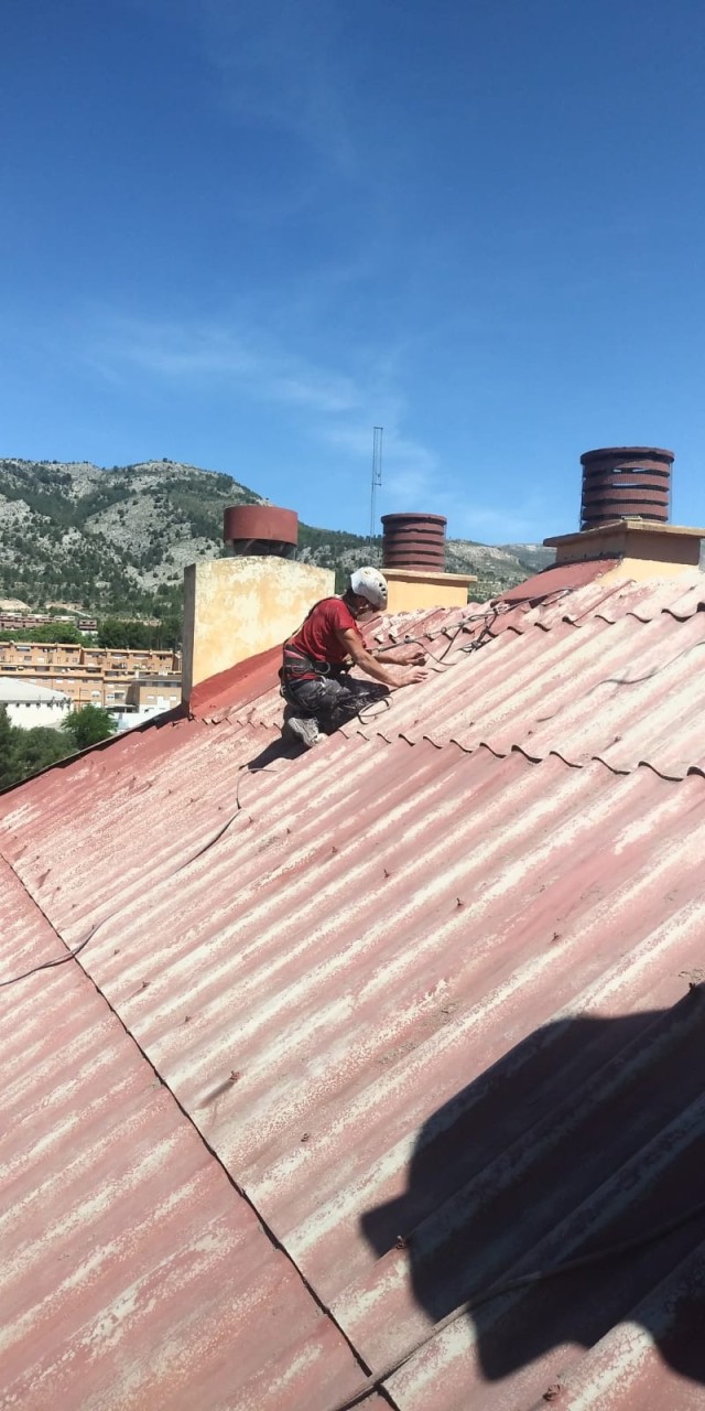 Reparación de cubiertas de edificios
